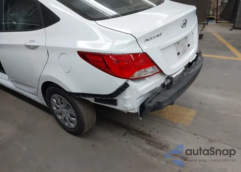 2016 Hyundai Accent Se z USA, uszkodzony, nr VIN KMHCT4AE1GU123245